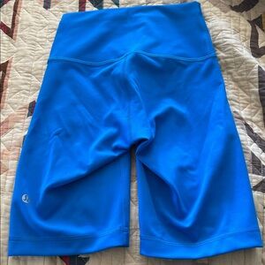 Lululemon Blue Biker Shorts